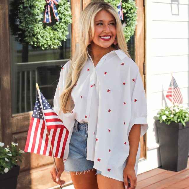 Star Button Up A2230